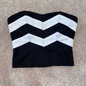 Zip Back Crop Top